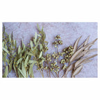 LEAVES BROWN NATURAL AMBERNUTS WITH GREEN FOLIAGE TABLECLOTH