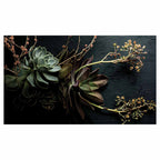 NATURAL GREEN ALOE BUSH WITH LEAVES TABLECLOTH