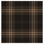 DARK BROWN PLAID PATTERN TABLECLOTH