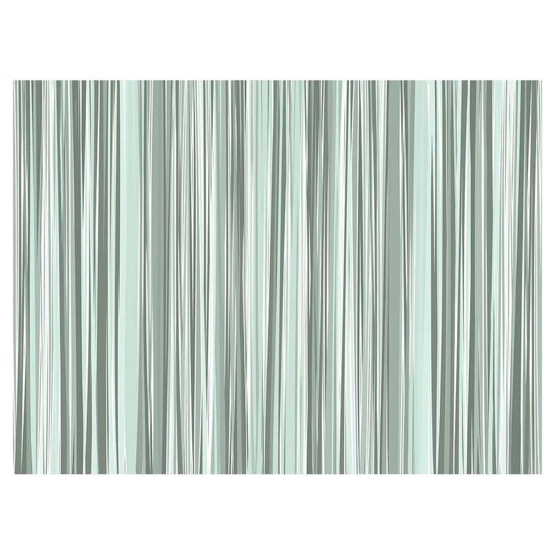 VERTICAL MONOCHROMATIC LINE ART TABLECLOTH