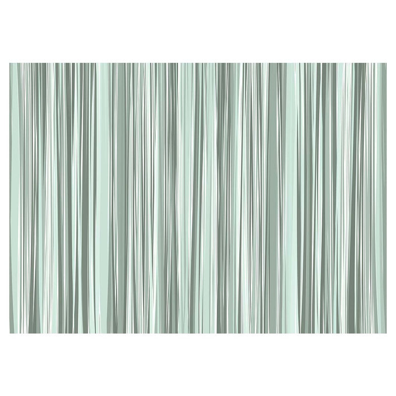 VERTICAL MONOCHROMATIC LINE ART TABLECLOTH