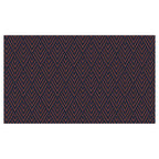 BROWN AND NAVY DIAMOND PATTERN TABLECLOTH