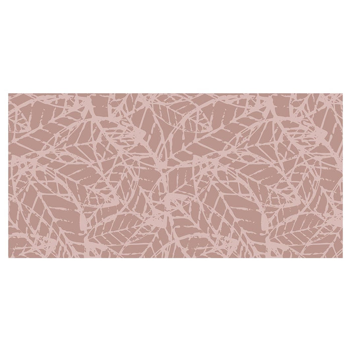 LEAF STAMP MUTED PINK PATTERN TABLECLOTH