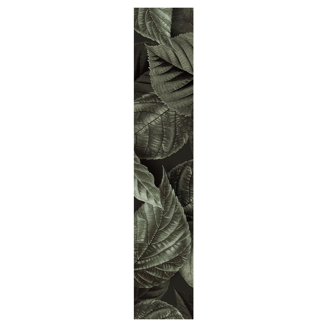 Monochramatic Green Rug LEAVES GREEN MONOCHROMATIC LEAVES TABLE RUNNER — Cape Rug, Home & Art