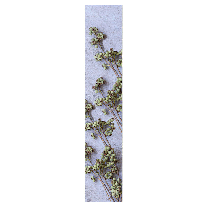 NATURAL GREEN NATURAL AMBERNUTS TABLE RUNNER