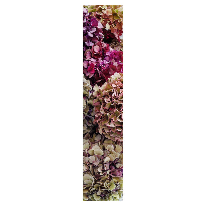 HYDRANGEA DEEP FLORAL TONES TABLE RUNNER