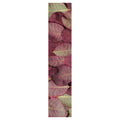 LEAF ARRANGEMENT DARK MAUVE AND GREEN TABLE RUNNER