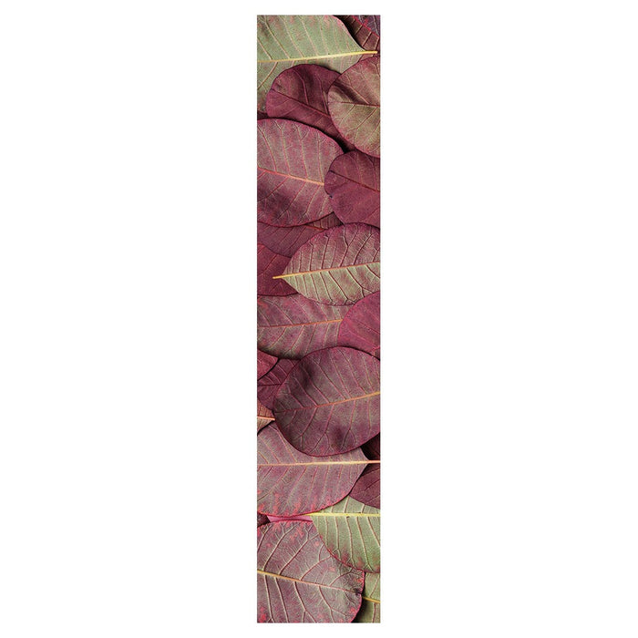 LEAF ARRANGEMENT DARK MAUVE AND GREEN TABLE RUNNER