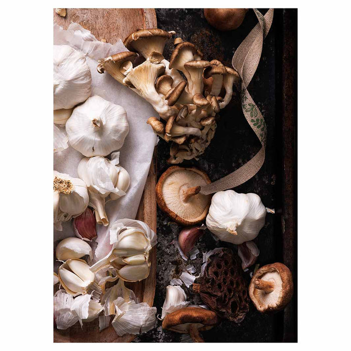 MUSHROOM AND GARLIC TEA TOWEL