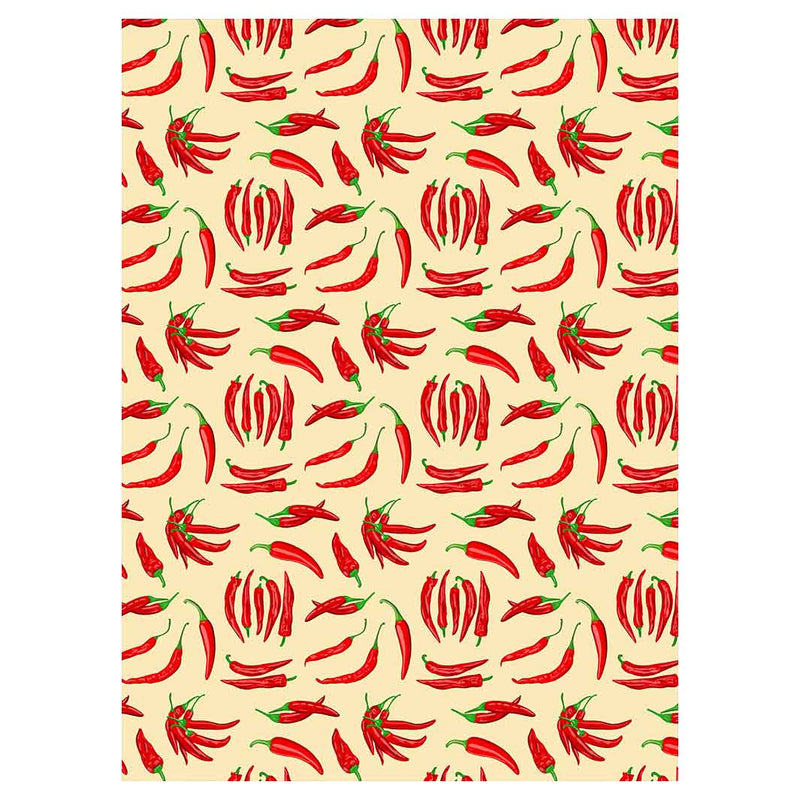 CHILLI PATTERN TEA TOWEL