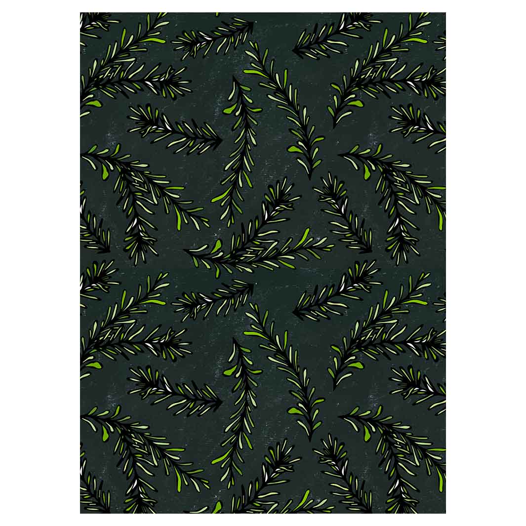 ROSEMARY PATTERN TEA TOWEL