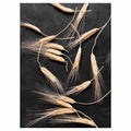 SCATTERED WHEAT ON BLACK TEA TOWEL