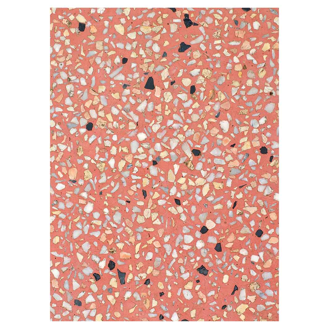 TERRAZO PEACH TEXTURE TEA TOWEL