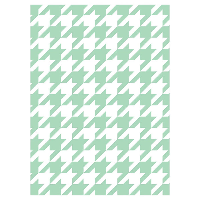 HOUNDSTOOTH LIGHT GREEN TEA TOWEL