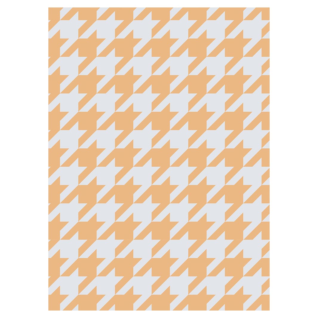 HOUNDSTOOTH MUSTARD TEA TOWEL