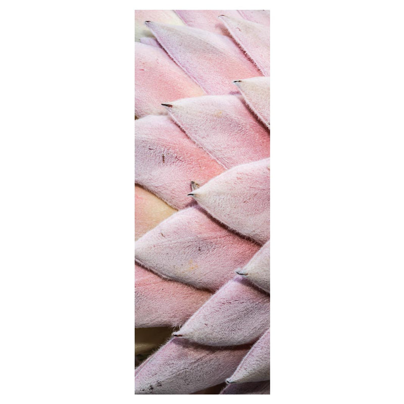 FLORAL DEEP PINK KING PROTEA LEAVES YOGA MAT