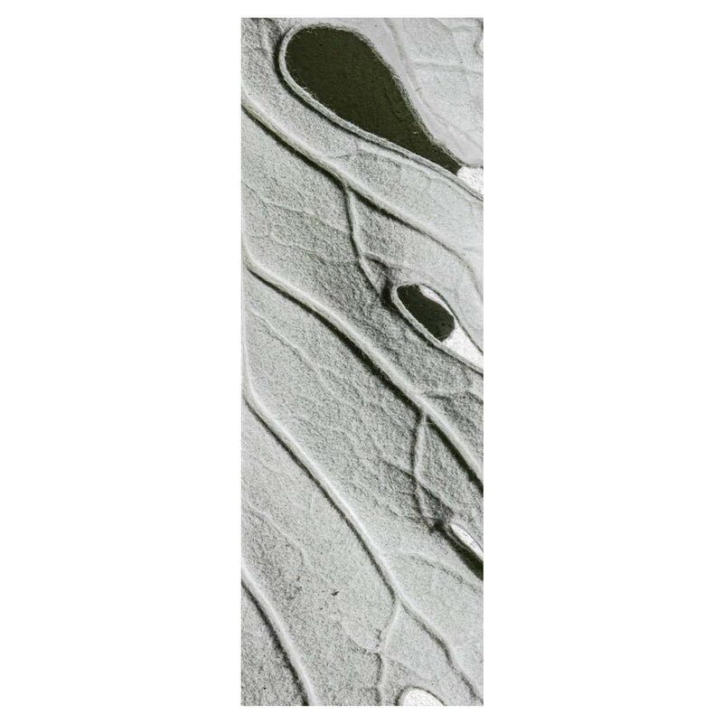 LEAVES GREY MONOCHROME LEAF YOGA MAT