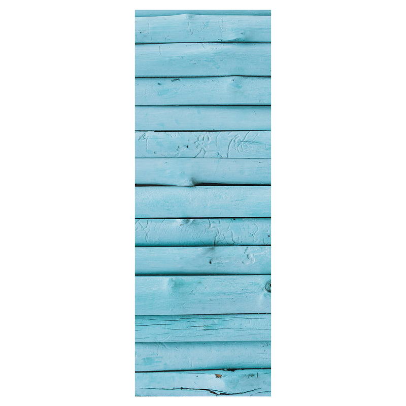 DESIGN BLUE PAINTED PLANKS YOGA MAT