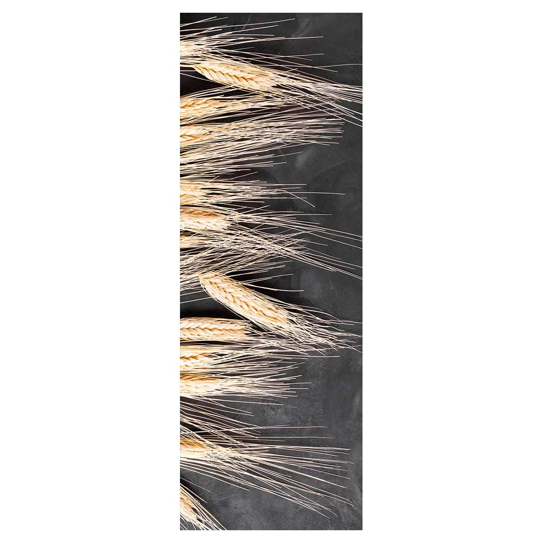 WHEAT ON POWDER BLACK YOGA MAT